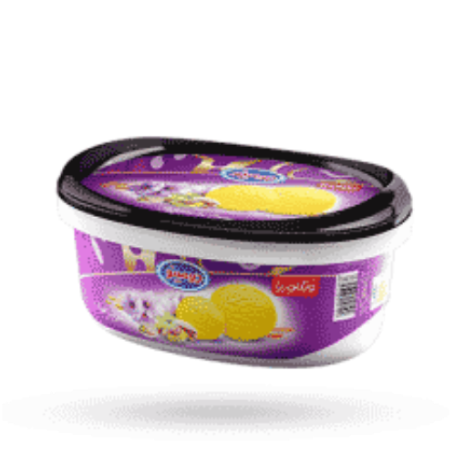 تصویر  بستنی ویکتوریا زعفرانی دومینو (600 گرم)