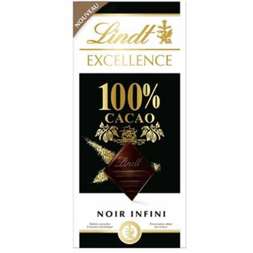 تصویر  شکلات تلخ 50 گرمی لینت اکسلنس 100 درصد Noir Infini